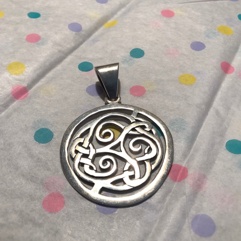 Silpada Celtic Large .925 SS Pendant S1230